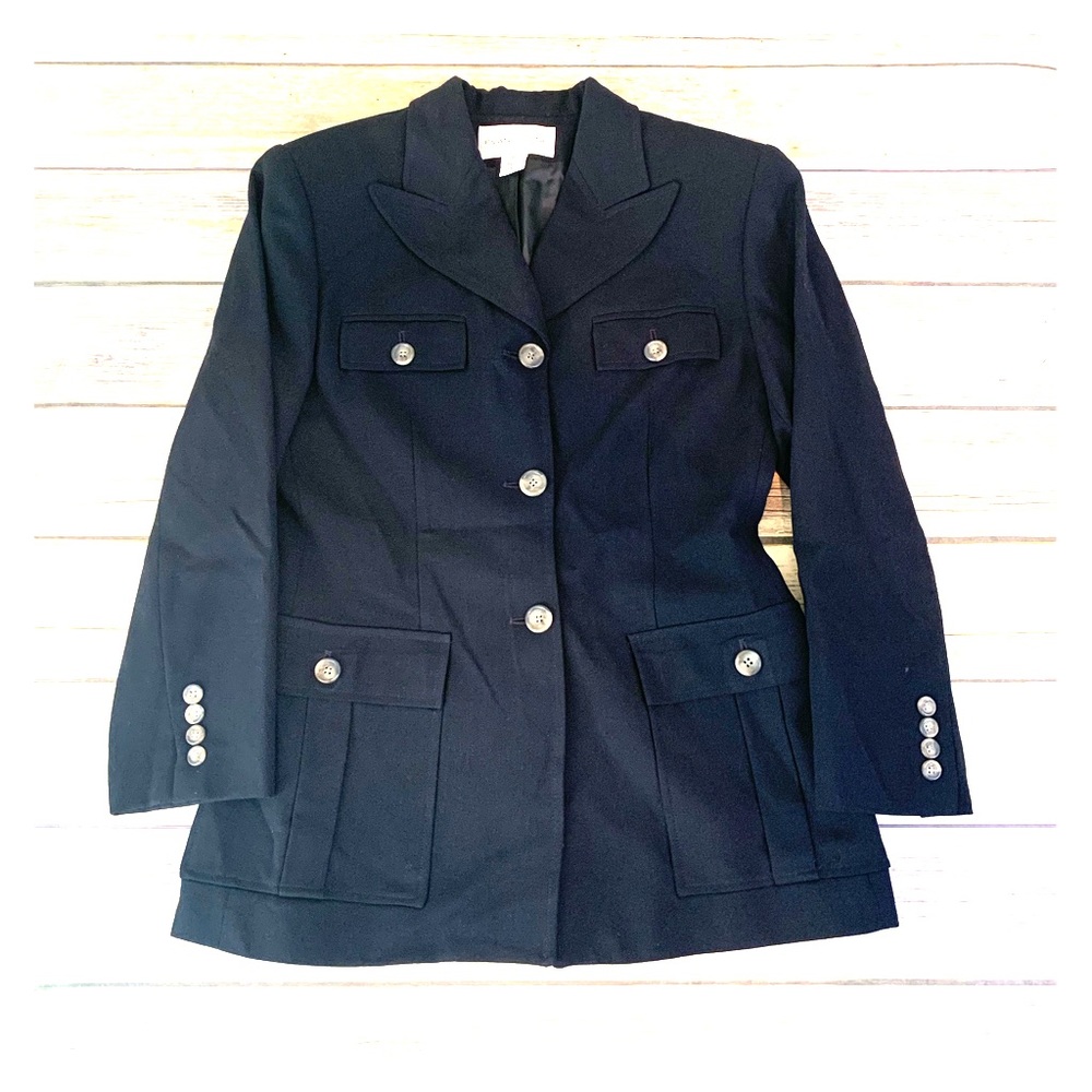 Evan Picone Women’s size 8 formal blue jacket